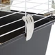 Клетка для морских свинок Ferplast Casita 80 78х48х50 см Черная с домиком (57065170) - изображение 10