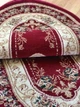 Коврик Heat-Set 6547A Red овал 50х80 см Красный - изображение 3