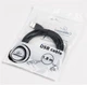 Кабель Cablexpert USB - USB Type-В (M/M), угловой, премиум, 1.8 м, черный (CCP-USB2-AMBM90-6) - изображение 2