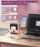 Портативный термопринтер этикеток Phomemo M200, с дисплеем, соединением по Bluetooth, розовый - изображение 4