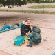 Большой набор для игры с песком и водой ТЕЛЕЖКА МОРЕ (11 предметов) - изображение 4