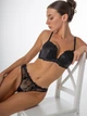 Комплект Lise Marie Cher Бюстгальтер Push-Up и Стринги 2178 Черный 70В/S (17140) - изображение 6