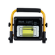 Прожектор аккумуляторный портативный фонарь с солнечной панелью Solar Light W743 50W 5000 mAh USB - изображение 1