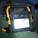 Прожектор аккумуляторный портативный фонарь с солнечной панелью Solar Light W743 50W 5000 mAh USB - изображение 2