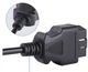 Кабель подовжувач OBD2 30см ОБД 16-pin ТАТО під паяння розпаювання (622540457) Чорний - зображення 3