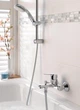 Душевая лейка GROHE QuickFix Vitalio Go 26189000 однорежимная 100мм пластик белая CV031205 - изображение 5