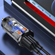 Автомобільне зарядне пристрій Usams US-CC127 C25 USB + USB Type-C 42.5W Transparent - зображення 3
