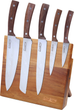 Набор кухонных ножей Heinner Damascus Style с фиксированным лезвием 6 шт (HR-EVI-6DSC) - изображение 1