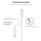 Кабель зарядки для Apple iPhone 6/7/8/X/11/12/13/14 Pro Max 1M USB to Lightning для IOS устройств Эпл (100 см) White - изображение 6