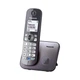 Телефон DECT Panasonic KX-TG6811UAM бездротовий АОН/CallerID 1.8" Metallic - зображення 1