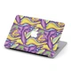 Чехол пластиковый для MacBook Air 13 M2 2022 A2681 "Желто-фиолетовый" - изображение 2