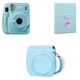 Камера моментального друку Fujifilm Instax Mini 11 Sky Blue / Чохол блакитний / Фотоальбом блакитний на 64 знімка - зображення 1