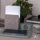 Мультифункциональная станция беспроводной зарядки 10W c часами и LED лампой 5in1 MULTI WC-0089 (Mint) - изображение 9