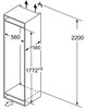 Lodówka do zabudowy BOSCH KIS87AFE0 - obraz 8