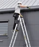 Драбина DRABEST PRO 3х8 150кг багатофункціональна розкладна лестница 3-х секційна - изображение 15
