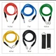 Универсальный набор трубчатых эспандеров для фитнеса Power Bands 5 штук с чехлом - изображение 4