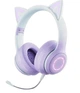 Беспроводные наушники "FINGERTIME" CAT BT029C с микрофоном и подсветкой Lavender - изображение 1
