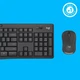 Комплект бездротовий Logitech MK295 Silent Wireless Graphite (920-009800) - зображення 5