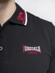 Поло Lonsdale 110629-1555 XL Black/Dark Red/White (4250206838563) - изображение 4