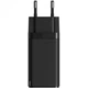 Мережевий зарядний пристрій BASEUS GaN5 Pro Fast Charger 65W (1 USB-A + 2 Type-C) BLACK (CCGAN2P-B01) - зображення 3