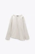 Свитшот оверсайз Zara 5644/485 S Экрю - изображение 7