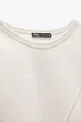 Свитшот оверсайз Zara 5644/485 S Экрю - изображение 9