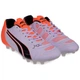 Бутсы футбольные Zelart Aikesa 588 размер 39 White-Orange - изображение 3