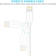 Kabel Choetech MFI USB 2.0 (IP0027-WH) - obraz 3