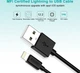 Кабель CHOETECH MFI USB 2.0 (IP0027-BK) - зображення 5