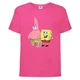 Футболка детская Спанч Боб 1 (Sponge Bob) розовая 128 см - изображение 1