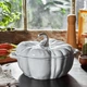 Каструля "Гарбуз" Staub Cast Iron 3,5 л з кришкою біла (1024043) - изображение 4