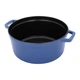 Каструля Staub Cast Iron 5,2 л блакитна з кришкою (11026140) - изображение 2