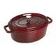 Каструля Staub Cast Iron 6,7 л бордова овальна (1103387) - зображення 1