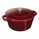 Набір посуду Staub Stackable 4 предмети бордовий (14552687) - зображення 5