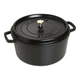 Каструля Staub Cast Iron 8,3 л чорна з кришкою (1103025) - изображение 1