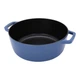 Каструля Staub Cast Iron 6 л блакитна з кришкою (11128140) - изображение 4
