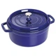 Каструля Staub Cast Iron 5,2 л синя з кришкою (1102691) - зображення 1