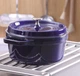 Каструля Staub Cast Iron 6 л синя з кришкою (1112891) - изображение 2