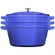 Набір посуду Staub Stackable 4 предмети ультрамариновий (145526235) - зображення 1