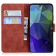 Чехол-книжка Deexe Tiger для Motorola Edge 50 Fusion - Brown - изображение 2