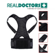 Корректор осанки магнитный Real Doctors Posture Support NY-10 L Черный (KG-6465) - изображение 3