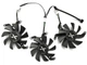 Вентилятор Ecotherm для видеокарты XFX Zotac FY08015M12LPA (GFY08010E12SPA) комплект 3 шт (№436) - изображение 1