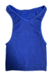 Топ в рубчик з мікрофібри Halter Top RIB Giulia Amparo Blue S/M Синій - зображення 2