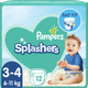 Pieluchy do pływania Pampers Splashers Rozmiar 3-4 (6-11 kg) 12 szt (8001090698346) - obraz 1