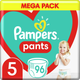 Pieluchomajtki Pampers Pants MB Rozmiar 5 (12-17 kg) 96 szt (8006540069509) - obraz 1