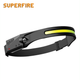 Фонарь налобный сенсорний аккумуляторный HL65 SuperFire 120 Lumen IPX4 - изображение 1