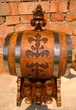 Дубовая бочка подарочная Barrels «Лев» из колотого дуба для виски, вина, самогона и коньяка обручи нержавеющая сталь 8 л - изображение 4