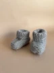 Пінетки ручної роботи сірі 3-6 м. - изображение 1