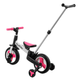 Велосипед трансформер с родительской ручкой от 2 до 4 лет Best Trike Белый с розовым - изображение 5