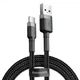 Кабель Baseus cafule Cable USB For Type-C 2A 3m Gray+Black (CATKLF-UG1) - изображение 1